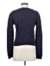 Theory Tweed Blue Wool Pullover Sweater Size S - photo 2