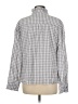 Unbranded 100% Cotton Checkered-gingham Gray Long Sleeve Button-Down Shirt Size M - photo 2