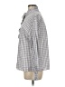 Unbranded 100% Cotton Checkered-gingham Gray Long Sleeve Button-Down Shirt Size M - photo 5