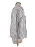 Unbranded 100% Cotton Checkered-gingham Gray Long Sleeve Button-Down Shirt Size M - photo 4