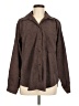 Space 46 100% Polyester Brown Long Sleeve Blouse Size M - photo 1