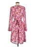 Lands' End 100% Polyester Paisley Pink Casual Dress Size 8 - photo 2