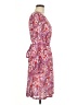 Lands' End 100% Polyester Paisley Pink Casual Dress Size 8 - photo 4