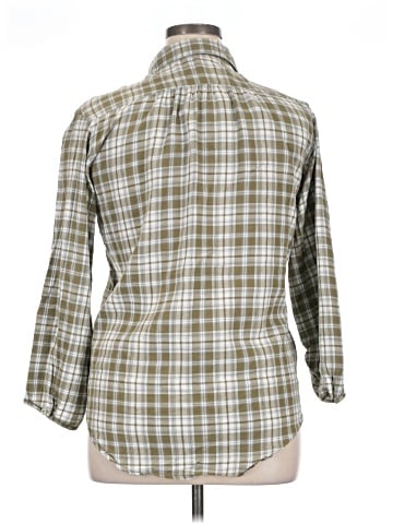 Divided by H&M 3/4 Sleeve Button-Down Shirt (view 2)