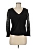 Sigrid Olsen Black 3/4 Sleeve Top Size M - photo 1