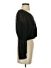 Smith 100% Silk Black Long Sleeve Silk Top Size 4 - photo 4