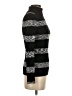 Spense Stripes Black Turtleneck Sweater Size S - photo 4