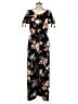Xhilaration Floral Black Jumpsuit Size M - photo 2