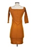 Say What? 100% Polyester Orange Casual Dress Size S - photo 2