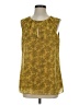 CAbi 100% Polyester Yellow Sleeveless Blouse Size S - photo 1