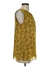 CAbi 100% Polyester Yellow Sleeveless Blouse Size S - photo 4