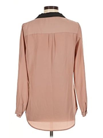 Red Saks Fifth Avenue Long Sleeve Blouse (view 2)