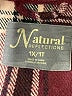 Natural Reflections Plaid Burgundy Poncho Size 1X - photo 7
