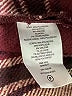 Natural Reflections Plaid Burgundy Poncho Size 1X - photo 8