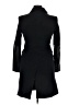 Diane von Furstenberg Black Wool Coat Size 6 - photo 2