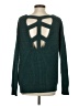 Sparkle & Fade Solid Teal Pullover Sweater Size S - photo 2