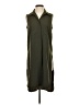 W by Worth Solid Green Casual Dress Size 2 - photo 1