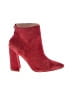 Charles David Red Ankle Boots Size 7 1/2 - photo 1