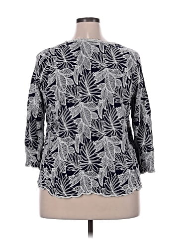 Solitaire 3/4 Sleeve Blouse (view 2)