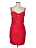 Bebe Red Cocktail Dress Size L - photo 1