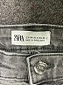 Zara Houndstooth Gray Jeans Size 2 - photo 4