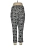 Chico's Paisley Black Casual Pants Size Lg (2.5) - photo 2