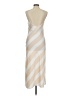 ASOS Design 100% Polyester Stripes Tan Cocktail Dress Size 6 - photo 2
