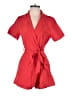 Glam Solid Red Romper Size S - photo 1