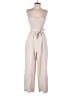 Intermix Solid Tan Jumpsuit Size 6 - photo 1