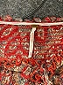 Free People 100% Rayon Paisley Red Jumpsuit Size XS - photo 4