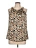 Iz Byer 100% Polyester Brown Sleeveless Blouse Size L - photo 1