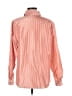Alfani Stripes Orange Long Sleeve Button-Down Shirt Size L (estimated) - photo 2