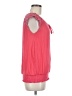 French Laundry 100% Polyester Pink Sleeveless Blouse Size M - photo 4