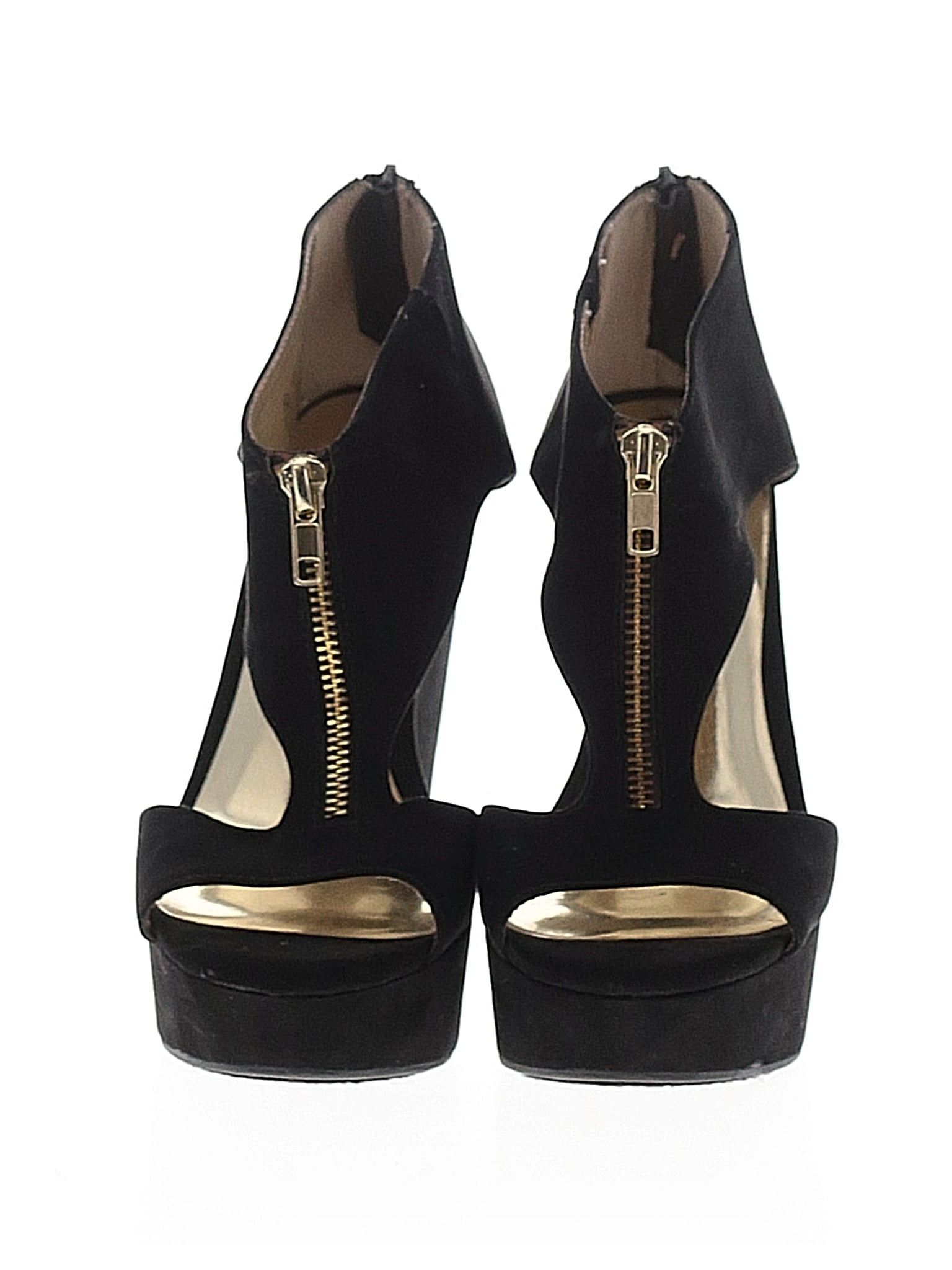 Sandales Compensées (Wedges) CARLOS By Carlos Santana - Taille 7/12 - Rouge - Talon Haut (~9 Cm) - Occasion