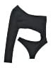 Edikted 100% Polyester Black Bodysuit Size S - photo 2
