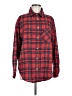 VICI Plaid Red Long Sleeve Button-Down Shirt Size M - photo 1