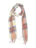 Unbranded 100% Acrylic Plaid Ivory Pink Scarf One size - photo 1