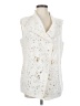 Per Se By Carlisle 100% Silk Ivory Vest Size 8 - photo 1