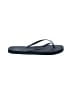 Unbranded Black Flip Flops Size 9 - 10 - photo 1