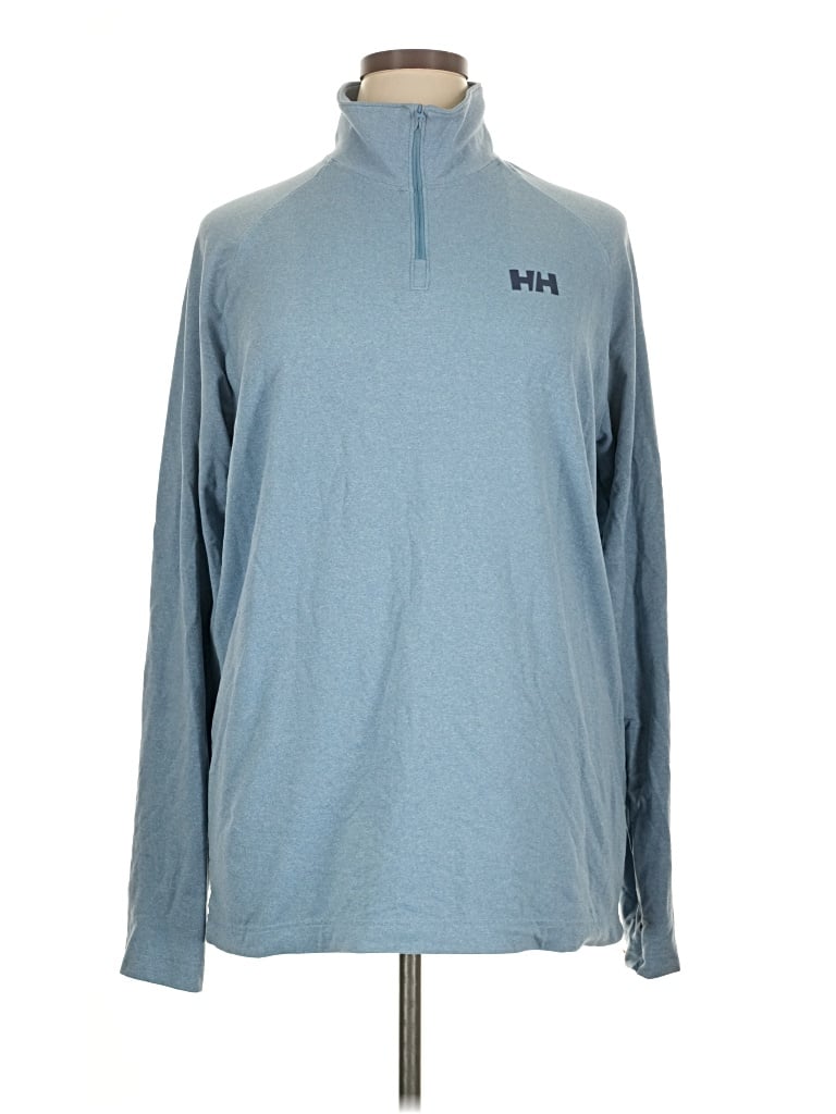 Pre-owned Helly Hansen Fleece Jacket In Blue