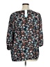 Papermoon 100% Rayon Teal 3/4 Sleeve Blouse Size 1X - photo 2
