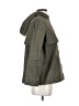 Zara Basic Solid Green Raincoat Size S - photo 4