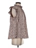 Lovely J 100% Polyester Animal Print Brown Pink Sleeveless Blouse Size S - photo 4