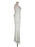 American Threads 100% Polyester Ivory Cocktail Dress Size L - photo 4