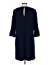 BCBGeneration Solid Blue Casual Dress Size L - photo 2