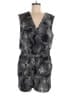 Ann Taylor LOFT Outlet 100% Polyester Graphic Black Romper Size M - photo 1