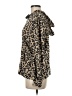 PSK Collective Animal Print Gold Tan Jacket Size M - photo 5