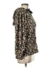 PSK Collective Animal Print Gold Tan Jacket Size M - photo 4