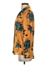Zara Floral Gold Long Sleeve Blouse Size XS - photo 5