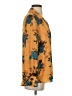 Zara Floral Gold Long Sleeve Blouse Size XS - photo 4